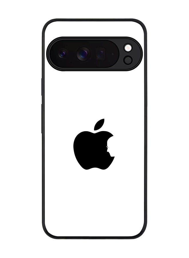 Stylizedd For Google Pixel 10 Pro XL Case,Slim fit Camera Protection, Shockproof Thin Phone cover  - Steve's Apple - White - Image 1